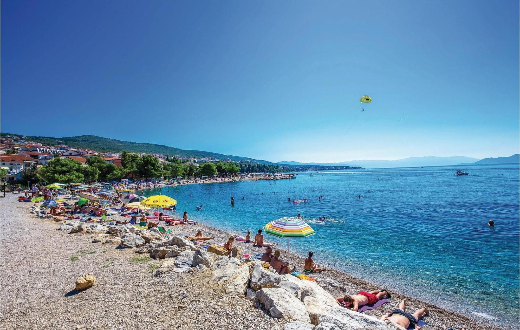 Nice Apartment In Crikvenica With House Sea View Luaran gambar